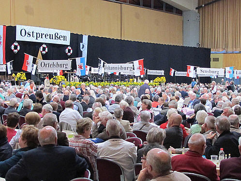 Die Kongrehalle: 40 Helfer hatten das Treffen vorbereitet.