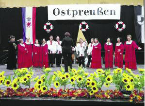 der russische Kammerchor Kant aus Gumbinnen.