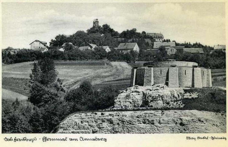 Das Ehrenmal der deutschen Freikorpskmpfer in Annaberg  (wurde 1945 von den Polen gesprengt)