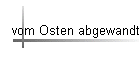 vom Osten abgewandt