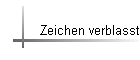 Zeichen verblasst