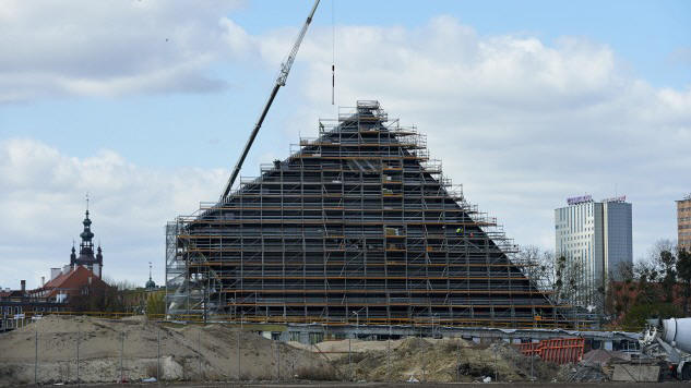 Museum des Zweiten Weltkriegs in Danzig im Bau (picture alliance / dpa / Adam Warzawa