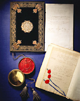 Der Friedensvertrag von Tilsit 1807/1808 im Geheimen Staatsarchiv Preußischer Kulturbesitz (GStA PK) Berlin.